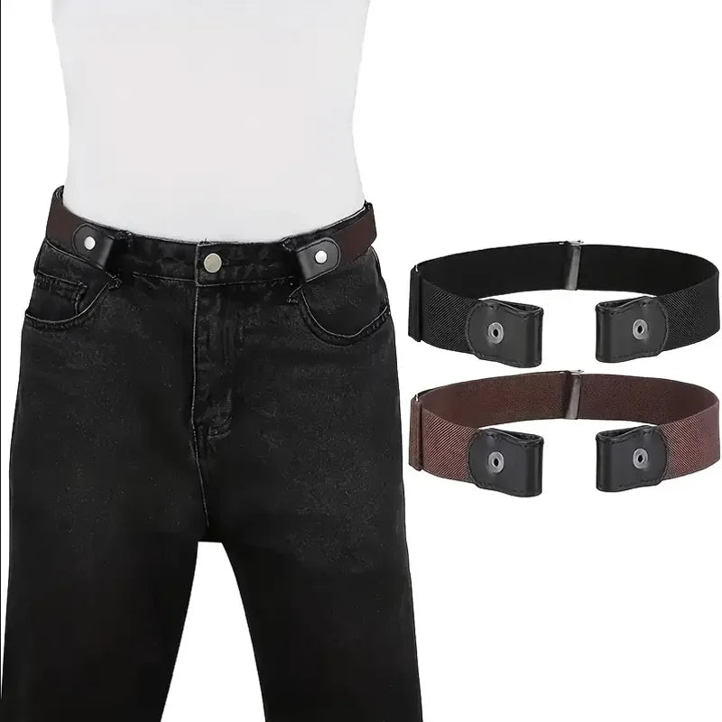 Traceless Invisible Elastic Belt – Unisex for Jeans & Pants Elastic Belt Nixie