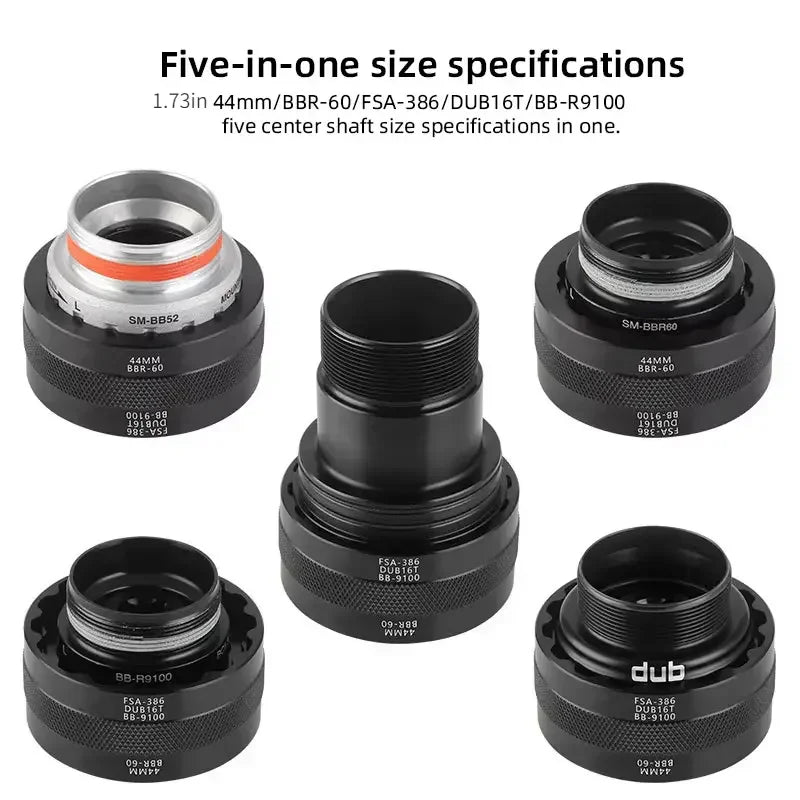 TOOPRE 5-in-1 Bike Bottom Bracket Wrench & BB Remover Tool Bike Bottom Bracket Tool Nixie