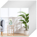 10Pcs Flexible Self-Adhesive Mirror Wall Sticker Tiles – DIY Decor Mirror Wall Stickers Nixie 10Pcs 10x10cm