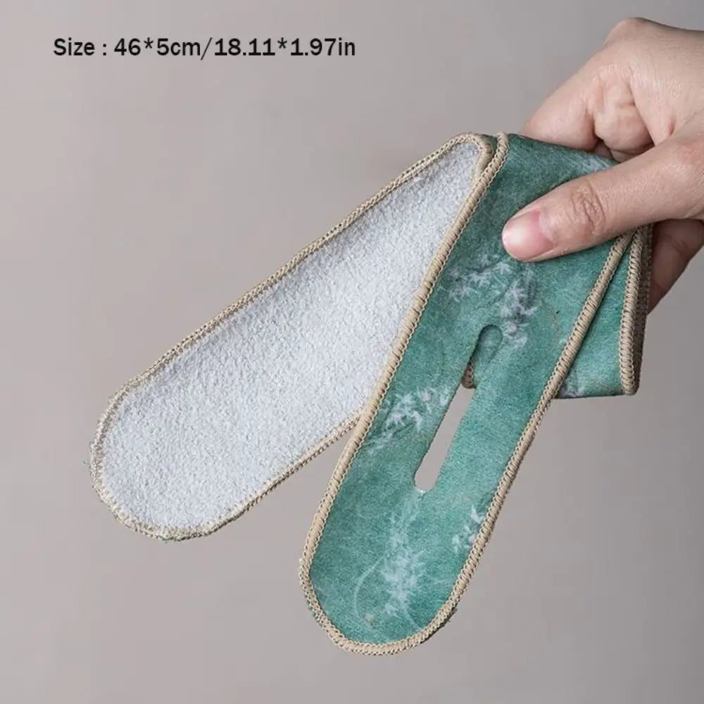 Retro Suede Teapot Protective Cover | Chinese Style Travel Wrap Teapot Protective Cover Nixie