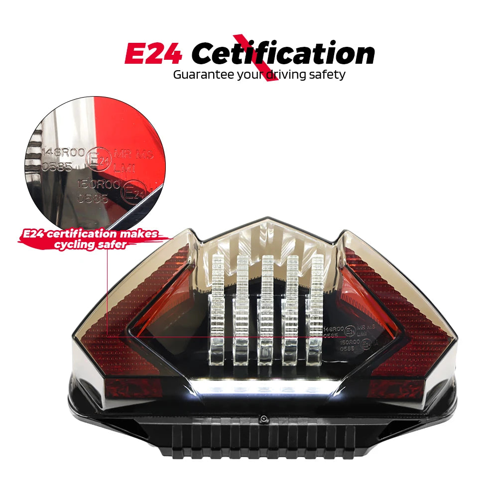 KEMIMOTO LED Tail Light for BMW R1250GS R1200GS ADV E24 Motorcycle Tail Light Nixie
