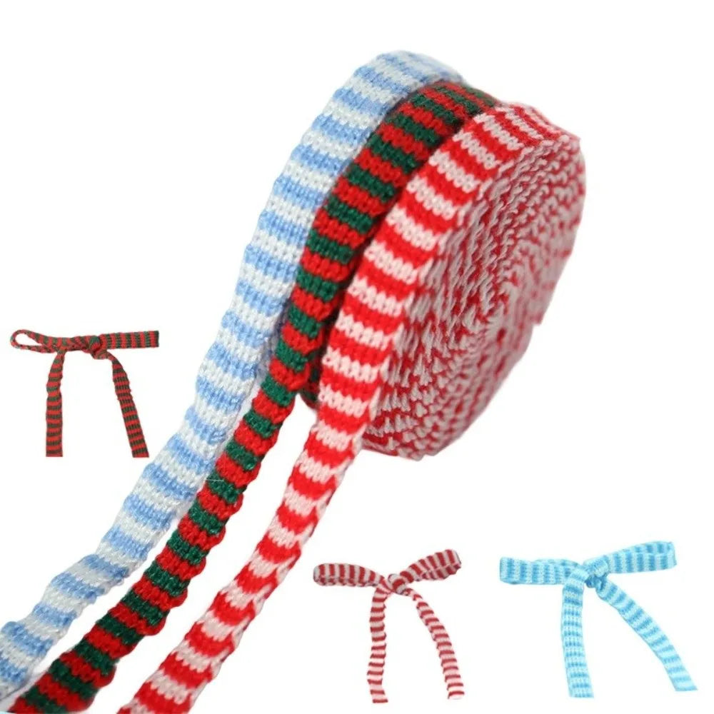 15mm Christmas Ribbon Red Green Polyester DIY Craft Decoration Craft Ribbon Nixie