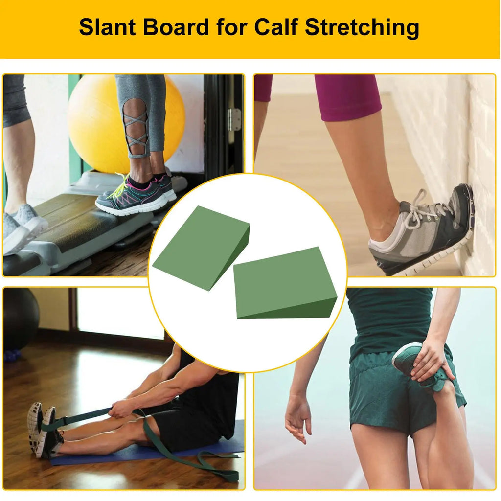 EVA Foam Yoga Wedge Blocks – Non-Slip Calf & Leg Stretcher Yoga Wedge Blocks Nixie