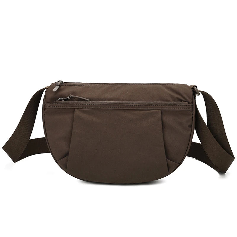 Nixie Dumpling Crossbody Bag – Unisex Multi-Compartment Sling