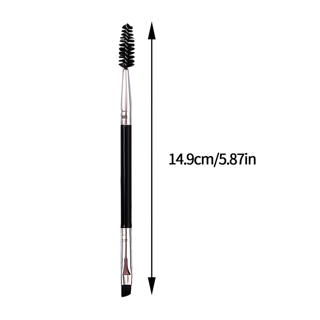 Double-Headed Mascara & Eyebrow Brush Set – 5 Pcs Eye Makeup Brush Nixie