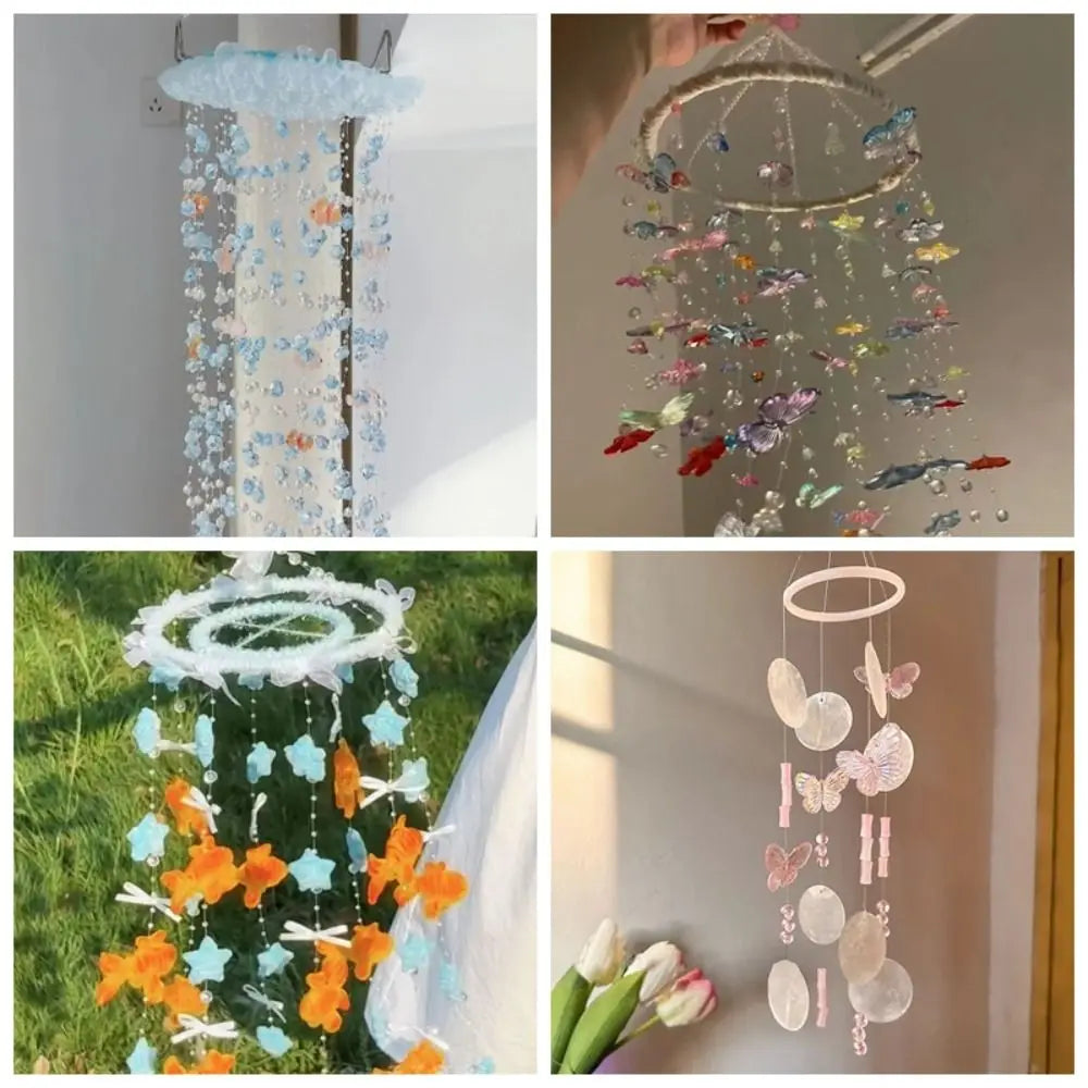 Koi Butterfly DIY Wind Chime Kit – Handmade Home Decor DIY Wind Chime Kit Nixie