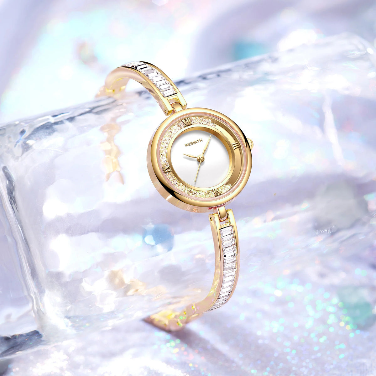 REBIRTH Quartz Watch – Elegant Stainless Steel, Water Resistant Quartz Watch Nixie