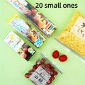 Food Storage Bags Double Seal Freezer Safe 3 Sizes Airtight Food Storage Bags Nixie S 20 pieces