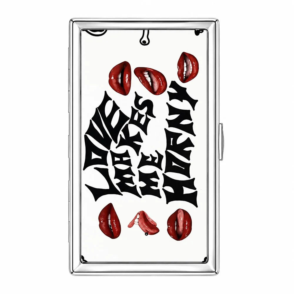 Nixie Vintage Metal Card Case – Snap-Close ID & Card Holder Metal Card Holder Nixie Style 4