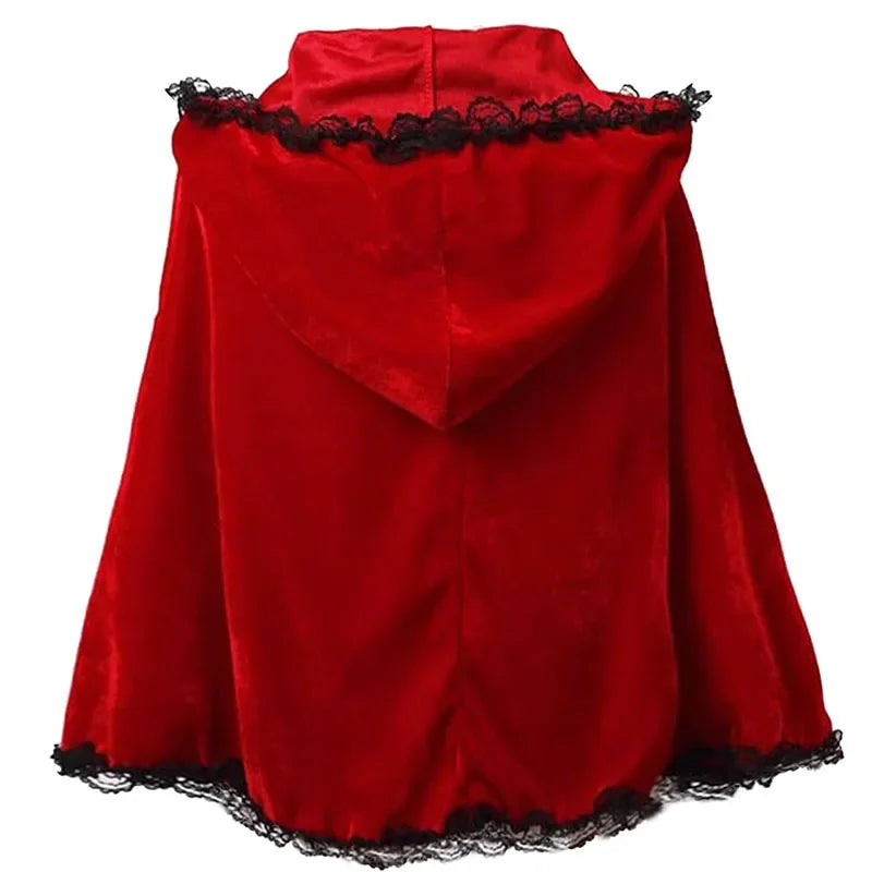 Red Hooded Adult Halloween Costume Ghost Robe – Unisex