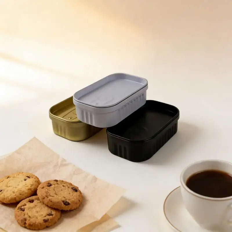 Sardine Can Tin Storage Box – Travel & Home Organizer Novelty Tin Storage Box Nixie