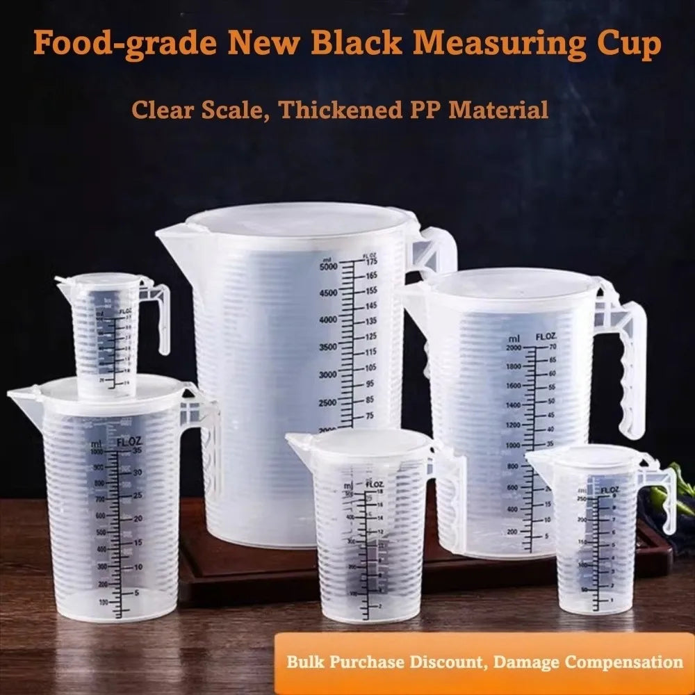Clear Measuring Cup with Lid & Scale 100–5000mL | Nixie Measuring Cup Nixie