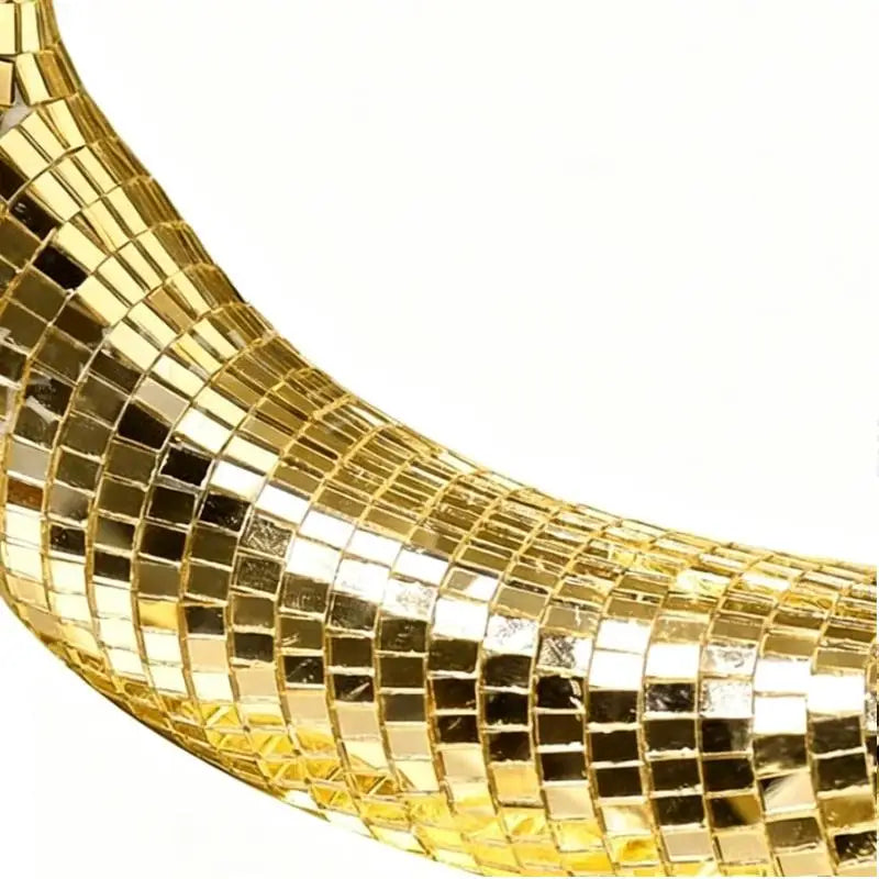 Banana Disco Ball Mosaic Ornament – Retro Home Decor Decorative Ornament Nixie