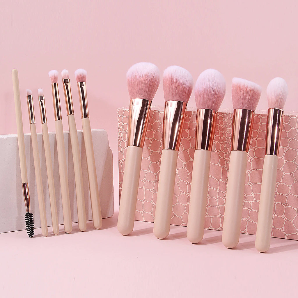 12-Piece Makeup Brush Set with Gift Box | Beginner & Travel Makeup Brush Set Nixie Default Title