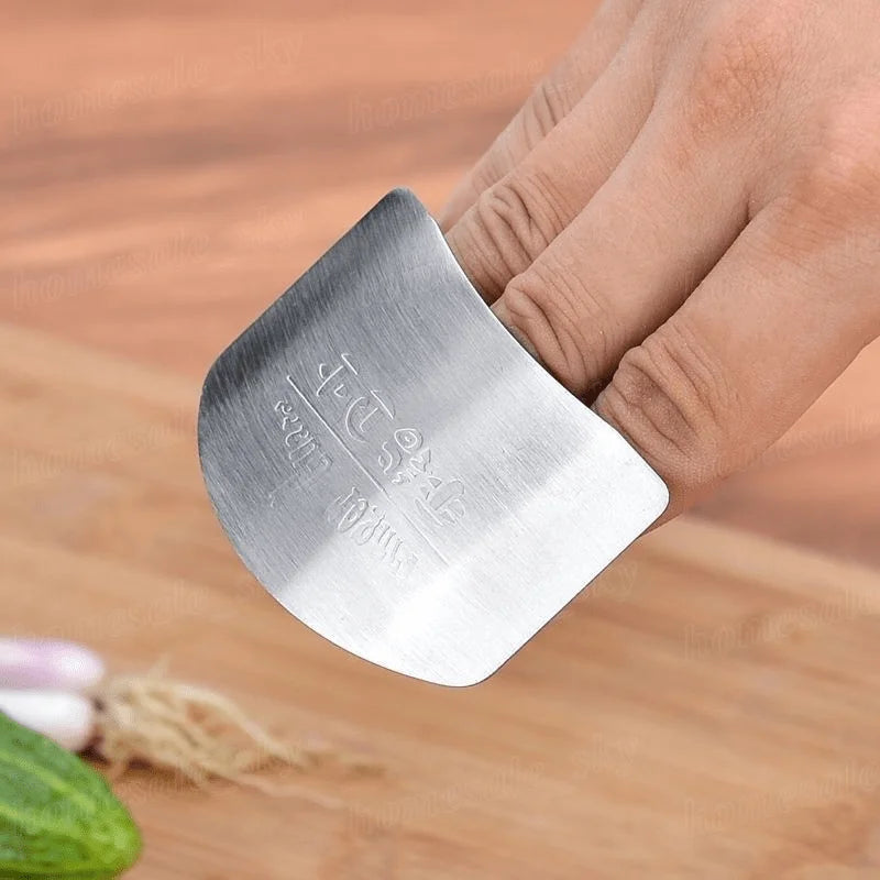 Stainless Steel Kitchen Finger Guard – Knife Safety Tool Kitchen Safety Tool Nixie