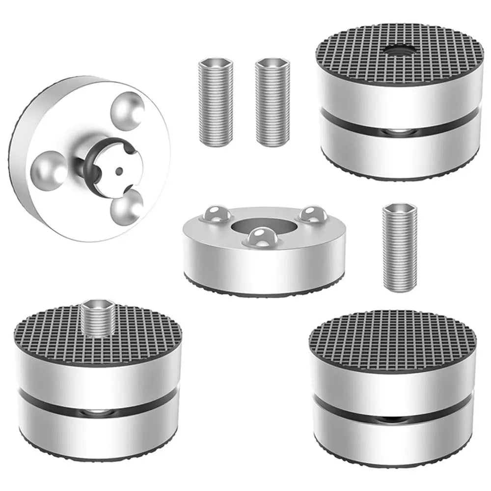 HiFi Audio Isolation Feet CNC Aluminum Alloy Speaker Foot Pad Audio Isolation Feet Nixie
