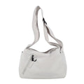 Unisex Large Crossbody Bag – Wide Strap Nylon Messenger Bag Crossbody Messenger Bag Nixie Light Gray