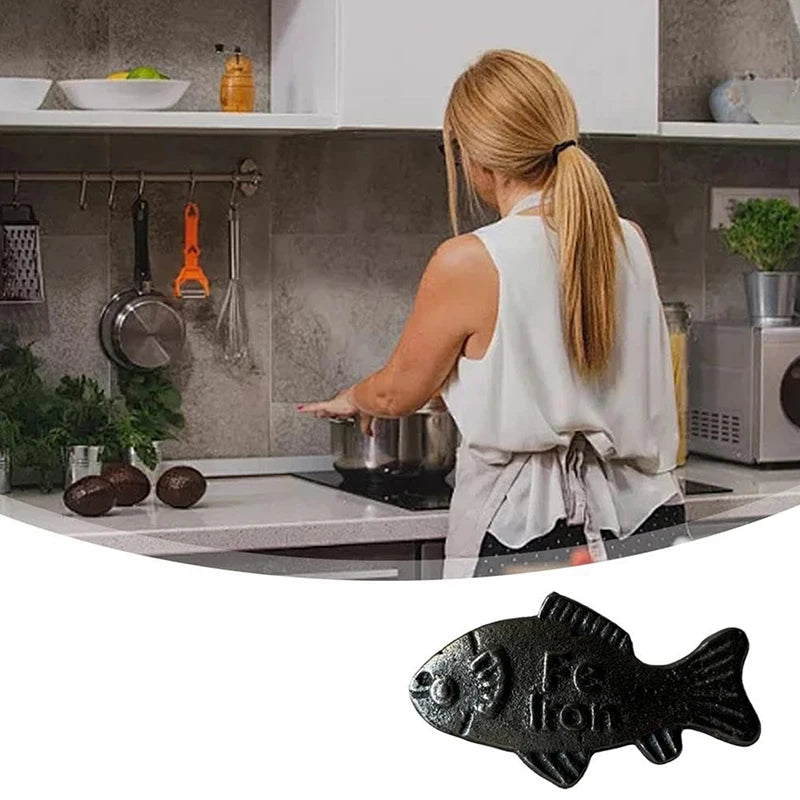 Fish & Bird Iron Cooking Tool – Natural Iron Supplement Iron Cooking Tool Nixie