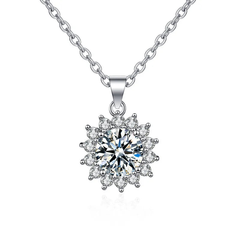 Sunflower CZ Jewelry Set – Necklace, Earrings & Ring for Women Jewelry Set Nixie Necklace