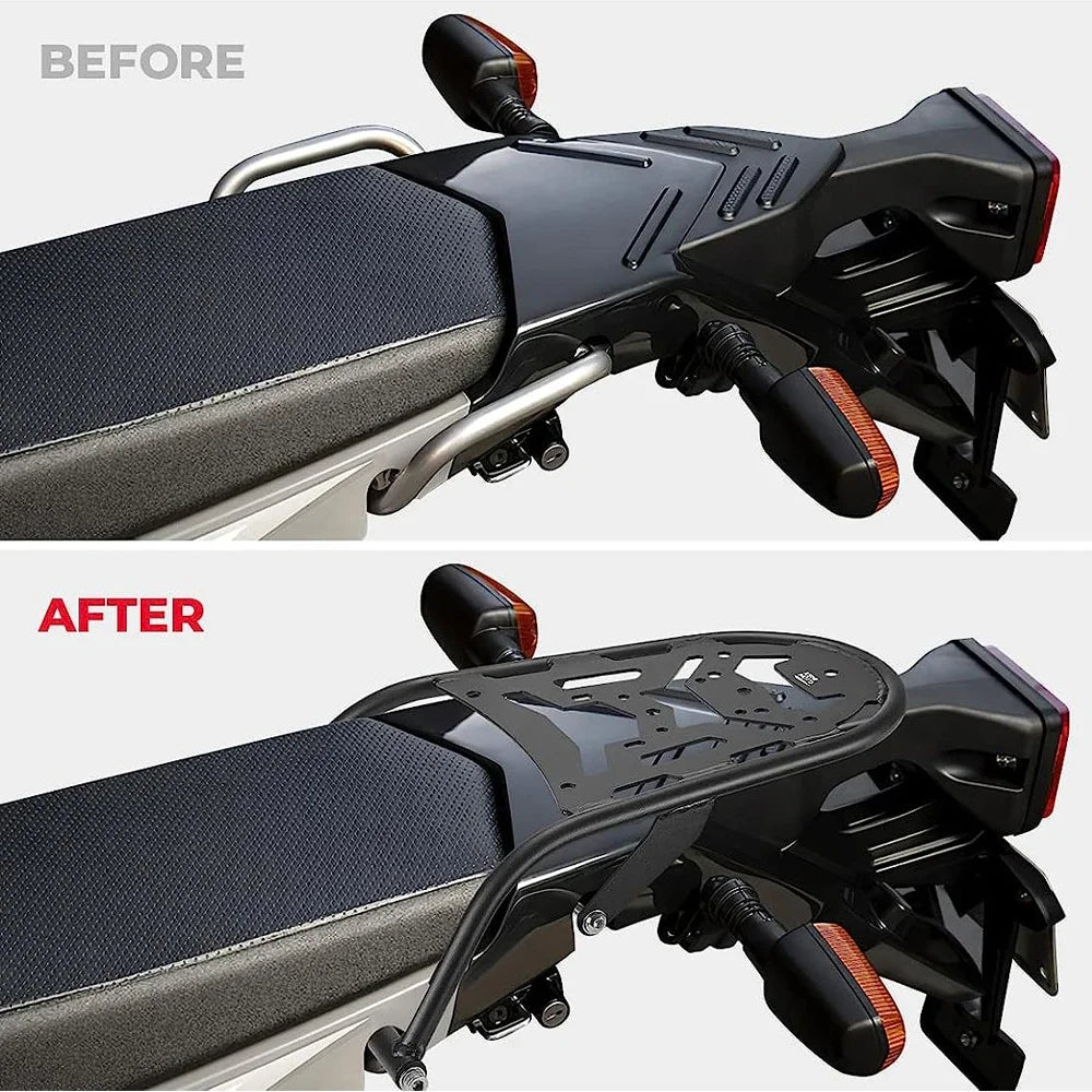 Aluminum Rear Rack for Yamaha XT250 2008-2023 | Cargo Luggage Motorcycle Cargo Rack Nixie