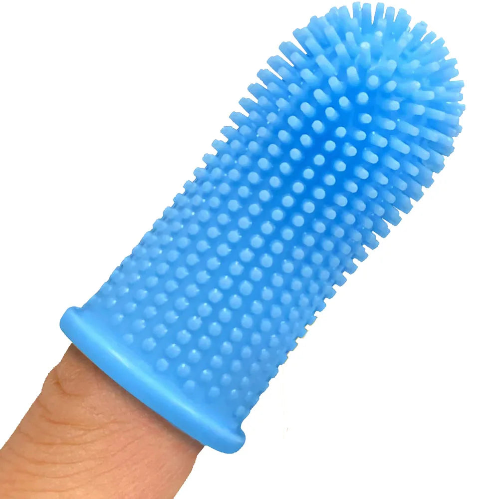 Silicone Finger Toothbrush for Dogs & Cats – Nontoxic Pet Finger Toothbrush Nixie
