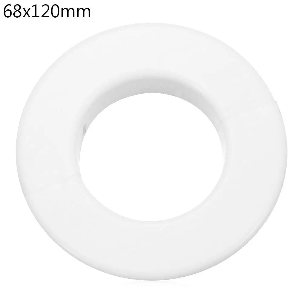 Chrome Pipe Wall Flange Cover – Faucet Decorative Escutcheon Pipe Wall Cover Nixie 68x120mm