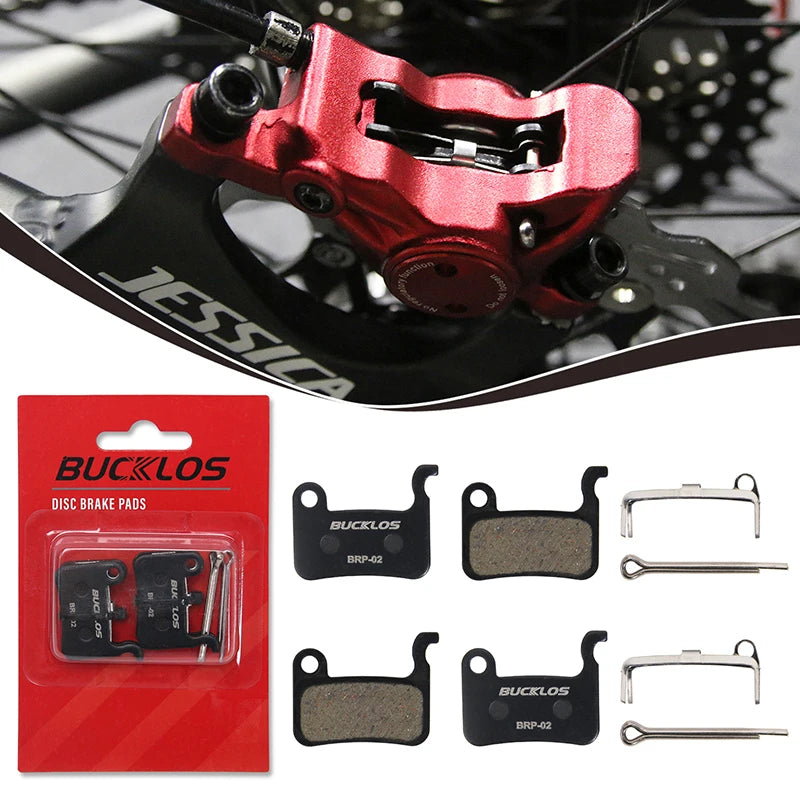 BUCKLOS Disc Brake Pads for Shimano A01S M07 M535 MTB & Road Bike Disc Brake Pads Nixie