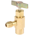 R1234YF Self-Sealing Refrigerant Can Tap 1/2" LH & 1/4" SAE Refrigerant Can Tap Nixie as show