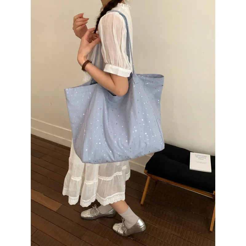 Large Capacity Korean-Style Casual Shoulder Tote Bag | Nixie Casual Shoulder Tote Nixie