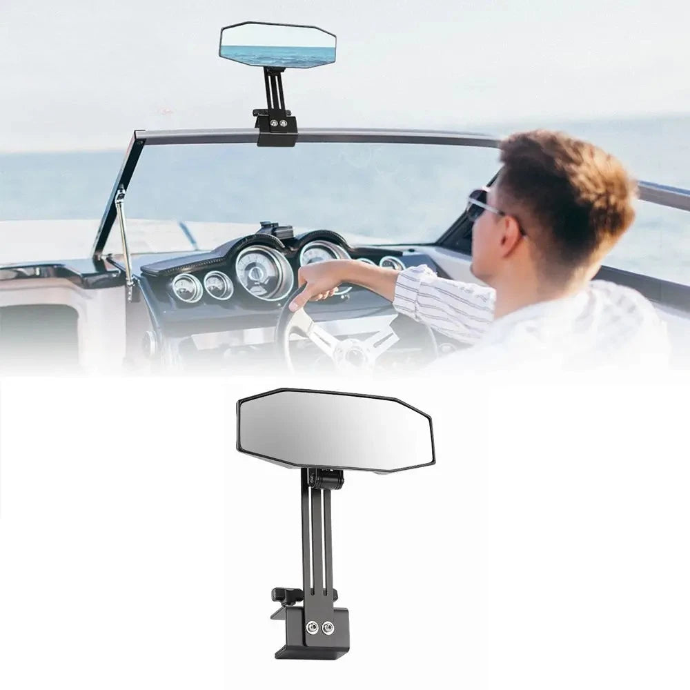 KEMITOUR Universal Boat Rear View Mirror for Jet Ski & PWC Marine Rear View Mirror Nixie