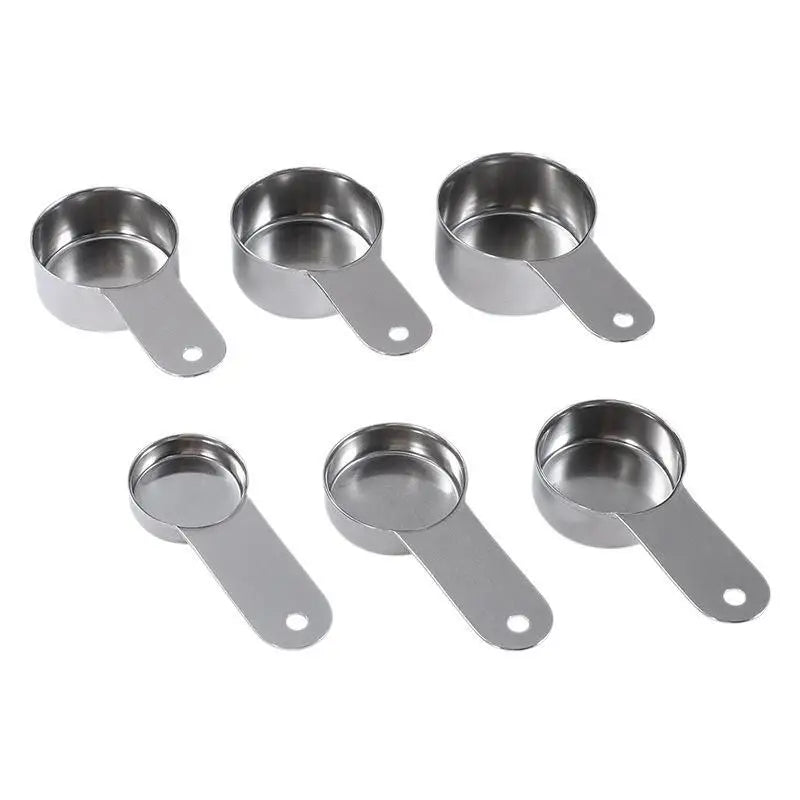 Stainless Steel Measuring Spoons | Hanging Kitchen Baking Tool Measuring Spoons Nixie