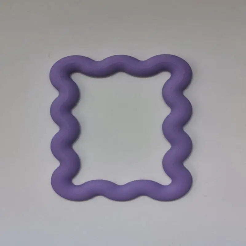 Magnetic Fridge Photo Frame Alloy Wavy Edge – 3-Inch Photos
