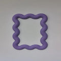 Magnetic Fridge Photo Frame Alloy Wavy Edge – 3-Inch Photos