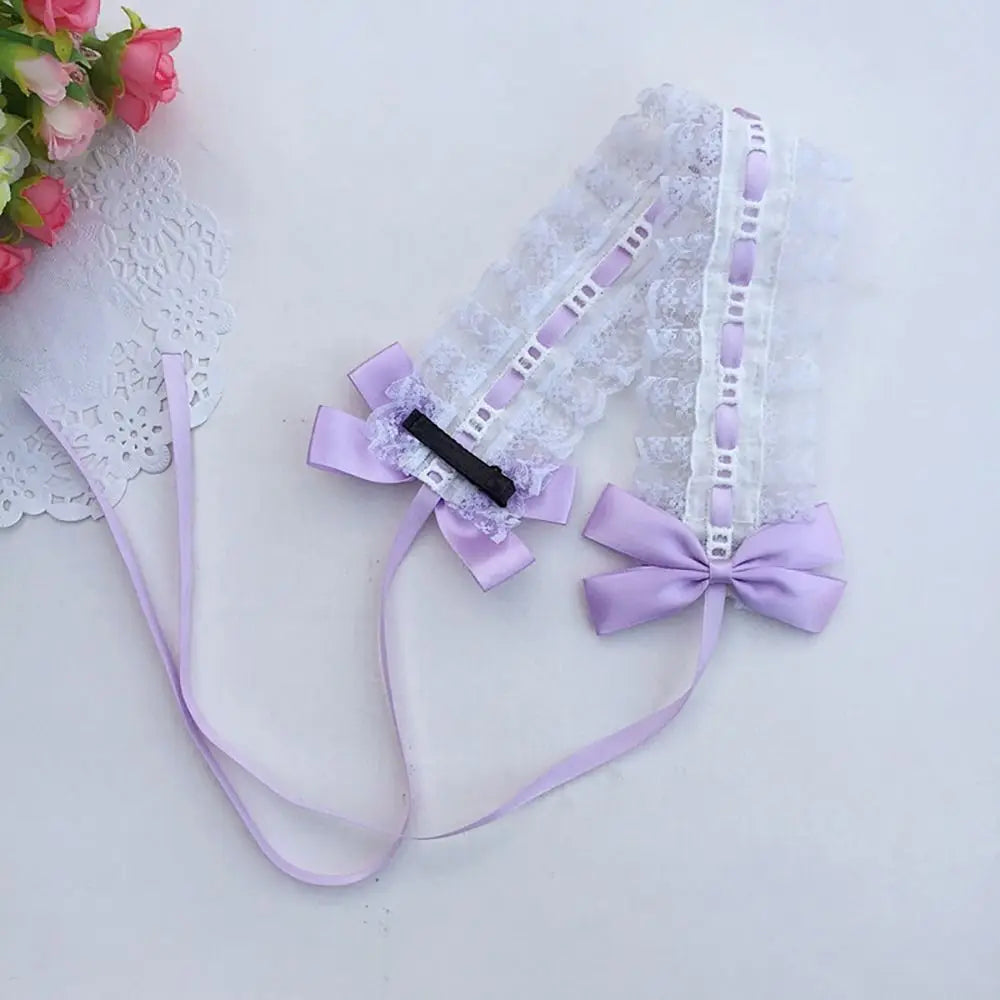 Lolita Headband Bowknot Sweet Lace Hairband | Cosplay Accessory