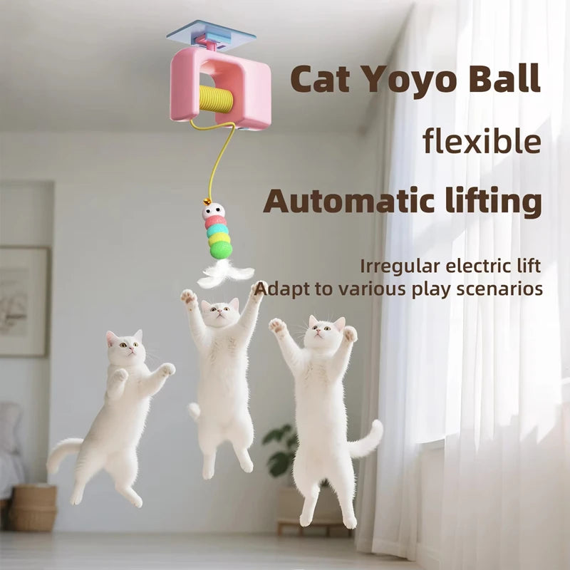 Interactive Electric Flying Bird Cat Toy with Elastic Rope Interactive Cat Toy Nixie