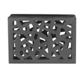 Elegant Hollow Out Stainless Steel Napkin Holder Napkin Holder Nixie Black