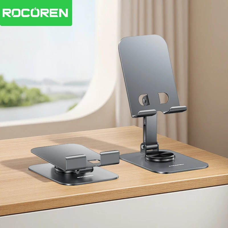 Rocoren 360° Foldable Metal Desk Phone & Tablet Stand Phone & Tablet Stand Nixie