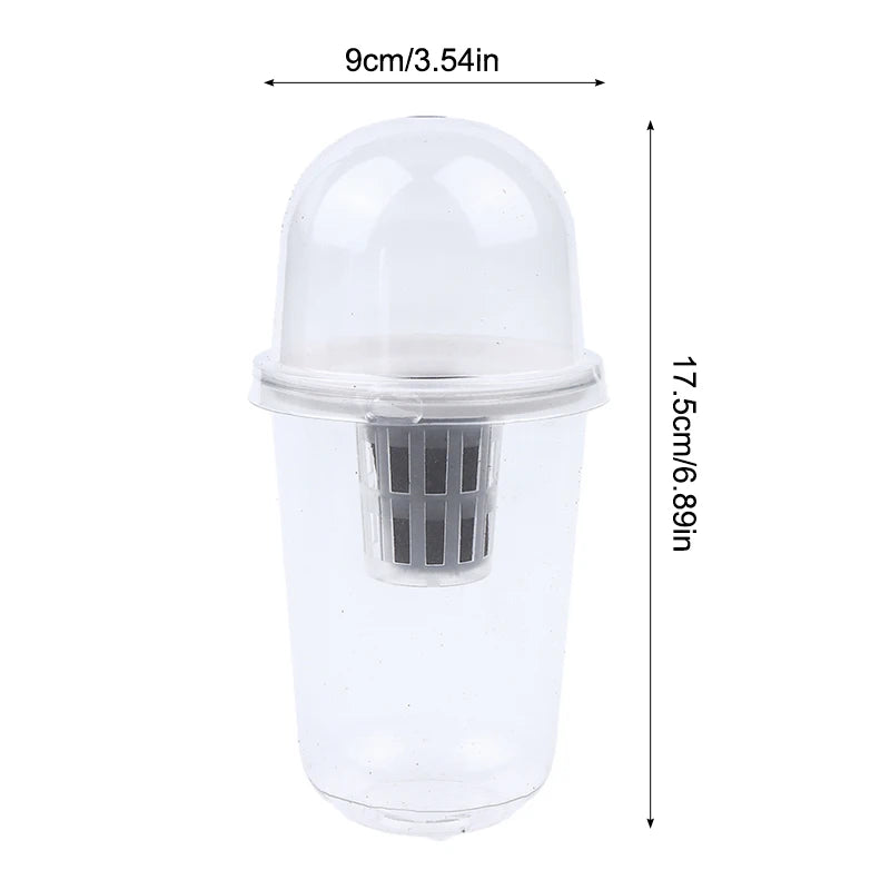 Hydroponic Planter Pots – Transparent Root View Seedling Cups Hydroponic Planter Pots Nixie