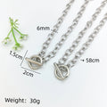 Hip Hop Pendant Choker Necklace – Zinc Alloy Clavicle Chain Pendant Choker Necklace Nixie XL0522-1