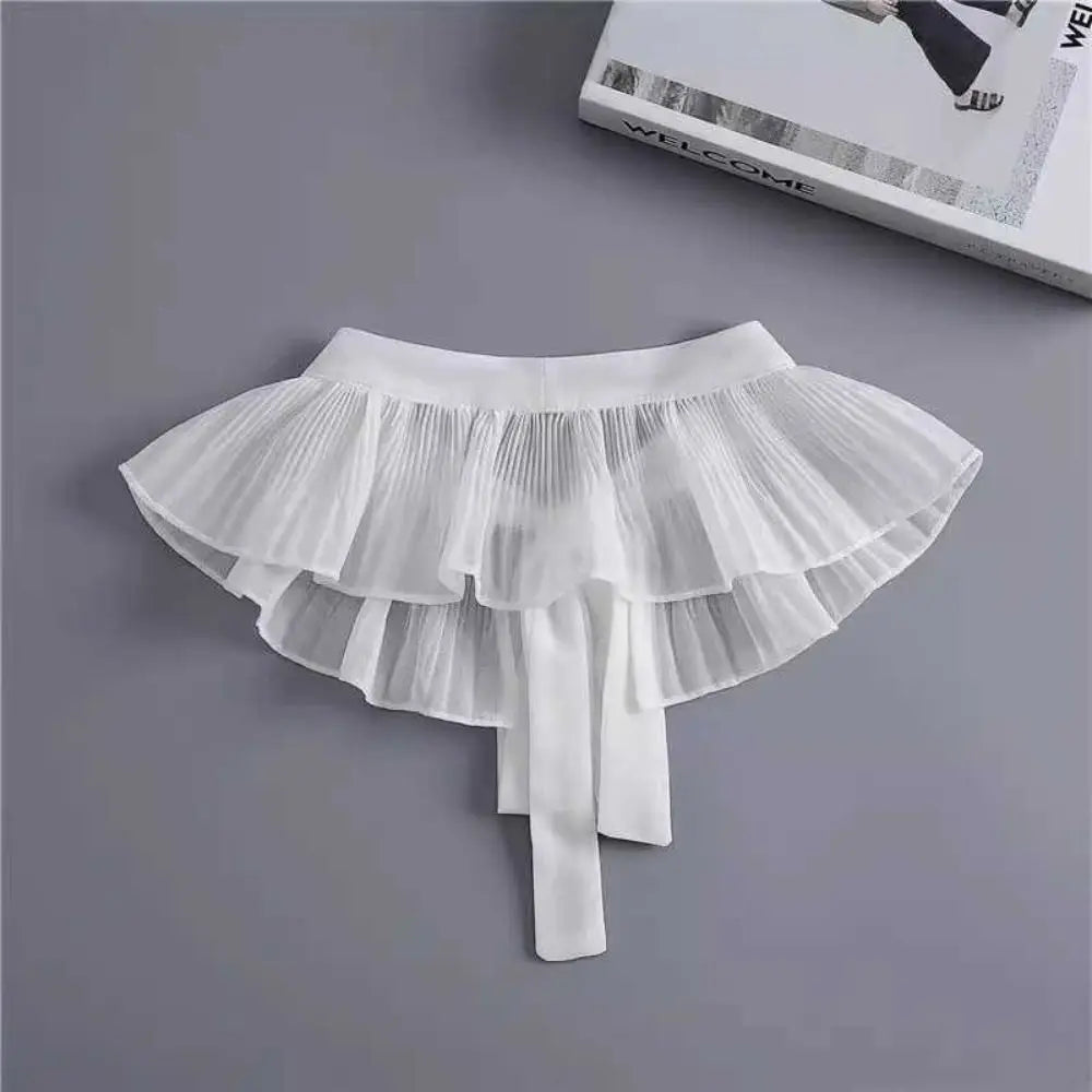 Lace Frill Detachable False Collar – Women's Removable Cape Detachable Collar Nixie