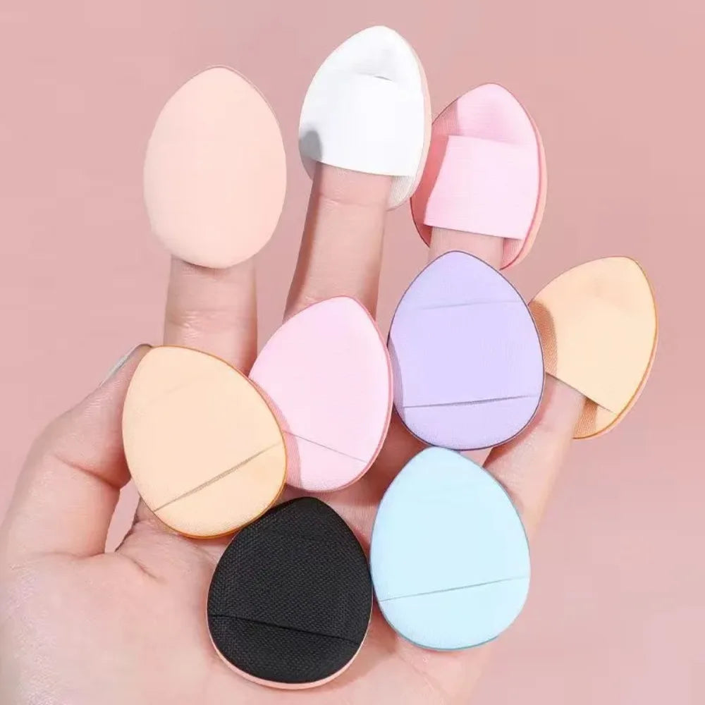 5-Piece Fingertip Mini Makeup Sponge Puffs – Foundation & Powder Makeup Sponge Puff Nixie