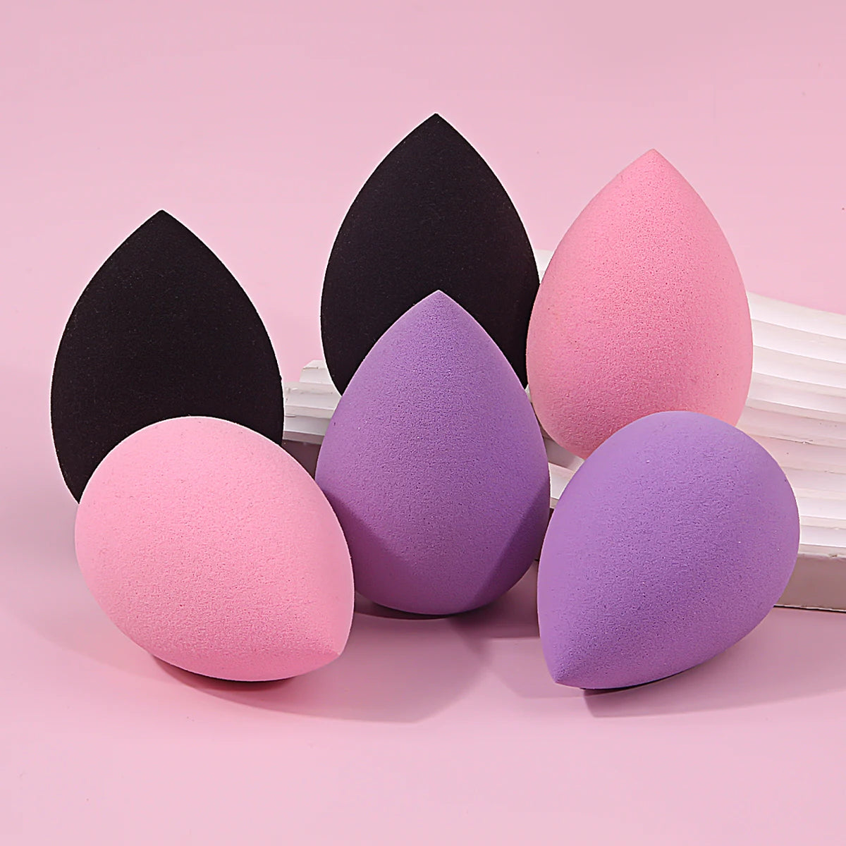 6-Piece Makeup Sponge Set – Soft Cosmetic Blender & Powder Puff Makeup Sponge Set Nixie Default Title
