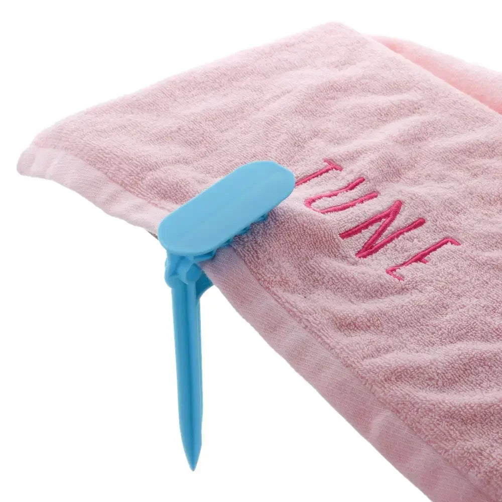 4PCS Beach Towel Clips – Outdoor Camping Mat & Clothes Pegs Outdoor Towel Clips Nixie