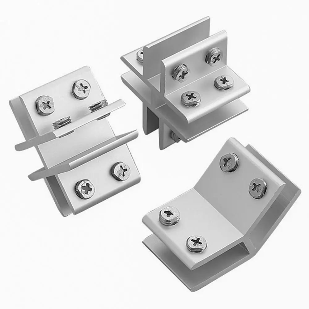 Zinc Alloy Glass Shelf Clamp Bracket for 6–12mm Glass Glass Shelf Bracket Nixie