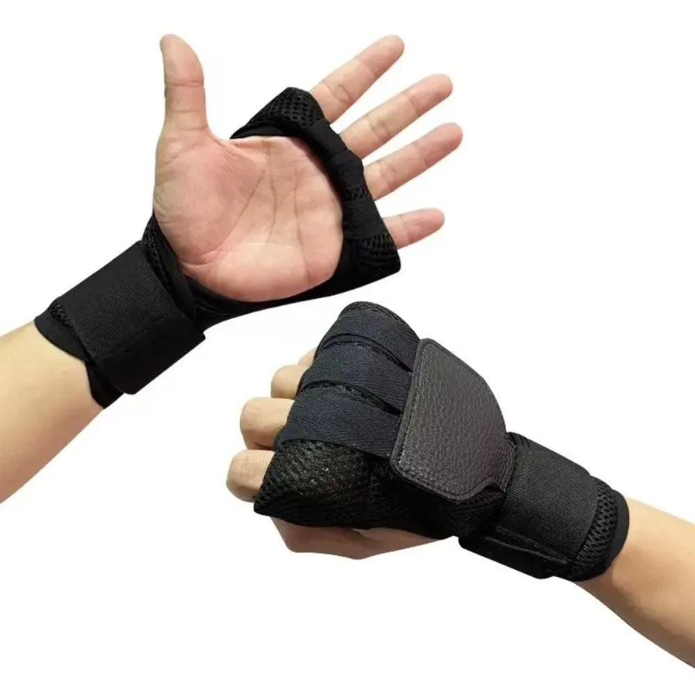 Polyester Boxing Gloves – Padded Sparring Mitts & Wrist Support Boxing Gloves Nixie Black