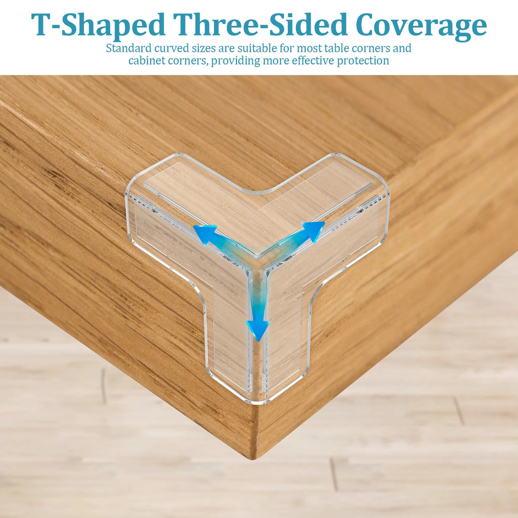 Baby Corner Guards – Transparent PVC Edge Protectors 24/48/100 Pcs Baby Corner Guards Nixie