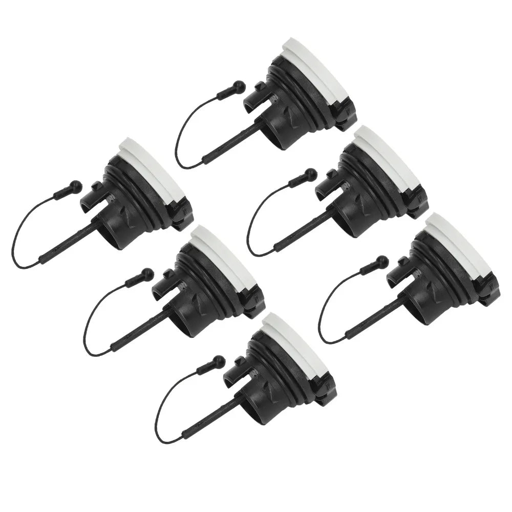 6-Pack ABS Chainsaw Gas Fuel Cap – Fits Stihl MS & FS Models