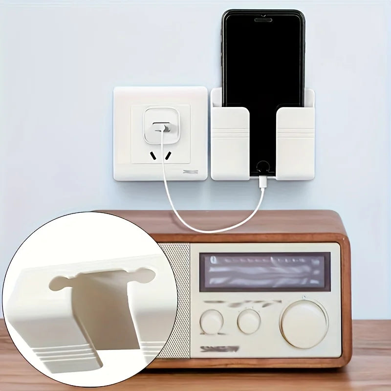4PCS Universal Phone Wall Hook Charging Stand Bracket Holder Phone Wall Holder Nixie