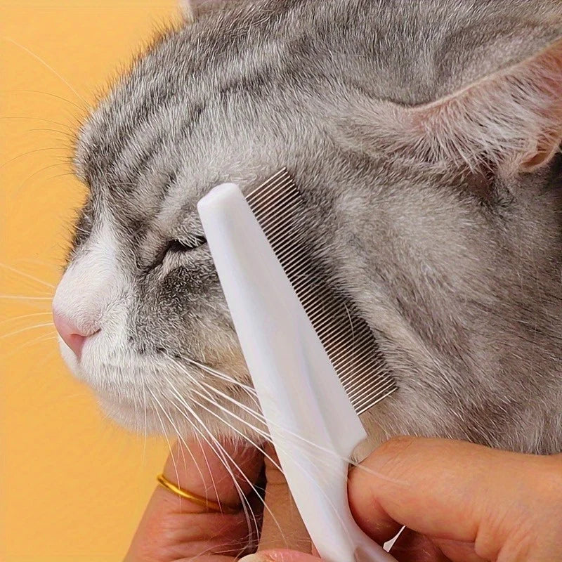 Pet Flea Comb Stainless Steel Dense Tooth for Cats & Dogs Pet Flea Comb Nixie