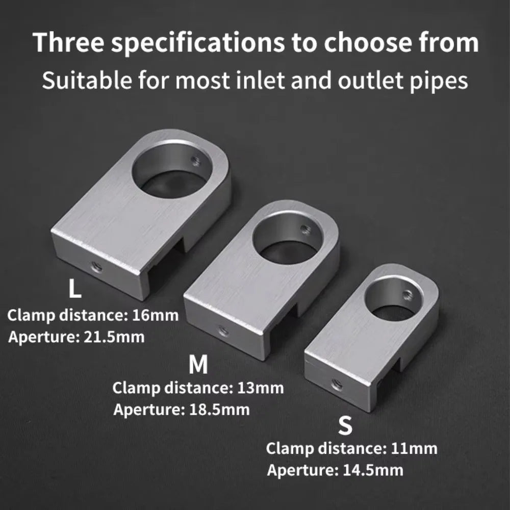 Aluminum Alloy Aquarium Water Tube Holder & Hose Clip Aquarium Hose Holder Nixie